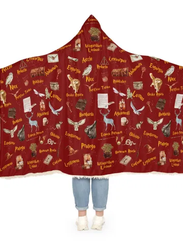 Wizarding World Snuggle Blanket ; Magic School Snuggle Blanket Owl Key Magic World Custom Wizard Snuggle Blanket Gift Baby Magic WBB12 $83.63