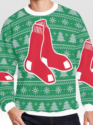 Boston Red Sox Ugly Christmas Sweater, Christmas Sweatshirt $60.00