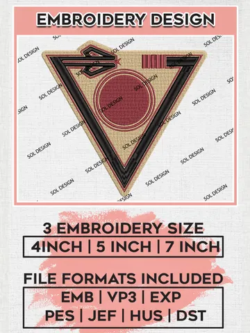 MLB Arizona Diamondbacks Logo Embroidery Design Files, MLB Arizona Diamondbacks Team Embroidery, MLB Teams, 3 sizes, MLB Machine embroidery designs, Digital Download $6.99
