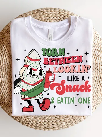 Torn Between Lookin' Like a Snack and Eatin' One SVG, Western, Stanly Tumbler Bougie png, Sublimation Digital Download $4.18