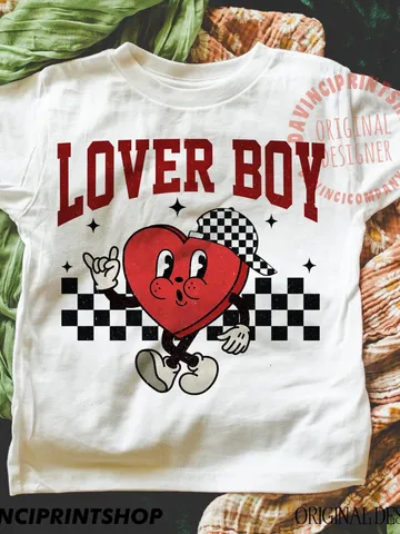 Lover Boy png, Valentines Day Png, Retro Valentine, Kids Valentine png, Boys Valentine png, Boy Sublimation, Valentines png, Toddler boy png $10.00