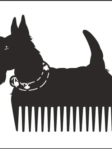 Digital Template Cnc Router Files Cnc Comb-Dog Files for Wood Laser Cut Pattern $6.50