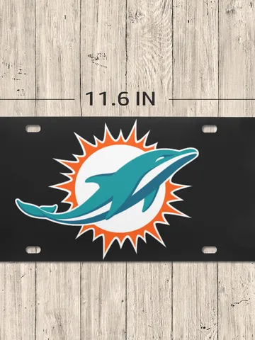 Miami Dolphins License Plate $24.97