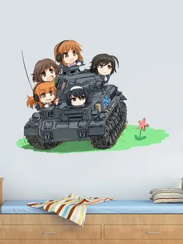 Anime girls und panzer Wall Decal Sticker Gift col760 $36.99