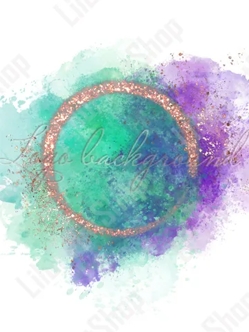 Mardi Gras Logo Background Png Watercolor purple logo design Purple green & gold logo design Purple and gold confetti logo green logo png $2.44