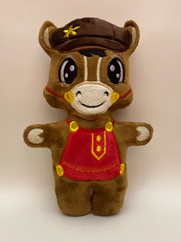 ITH Cute Horse toy soft stuffed in the Hoop Digital Design for Machine Embroidery $7.00