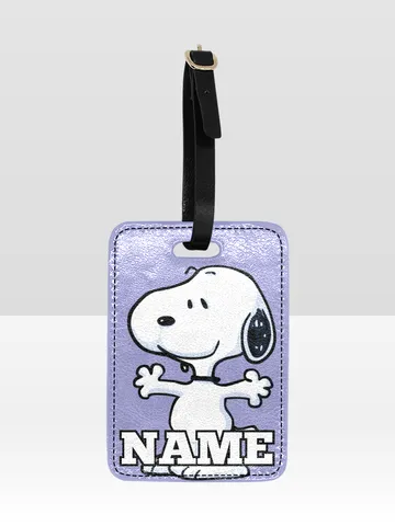 Snoopy Luggage Tag Custom NAME $24.00