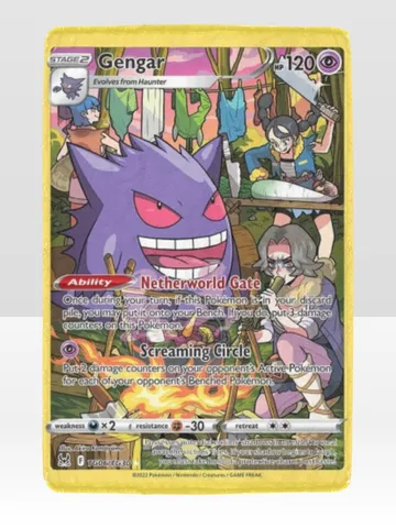 Gengar Lost Origin Card Blanket Lightweight Soft Microfiber Fleece $48.00