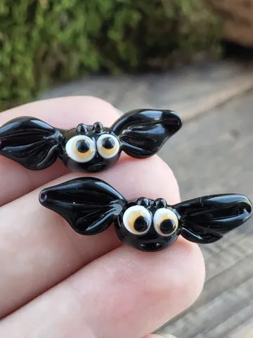 AQUARIUM DECORATION BAT figurine Aquarium decor Aquarium figurine Aquarium gifts Aquarium ornament Glass bat miniature Halloween art $18.65