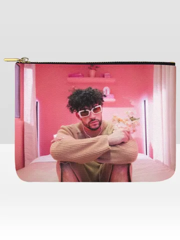 Bad Bunny Accessory Pouch 8''x 6'' $30.00