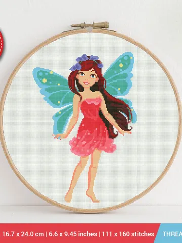 Magic fairy Cross stitch pattern | Embroidery Pattern | Instant Download | Embroidery Designs $5.94