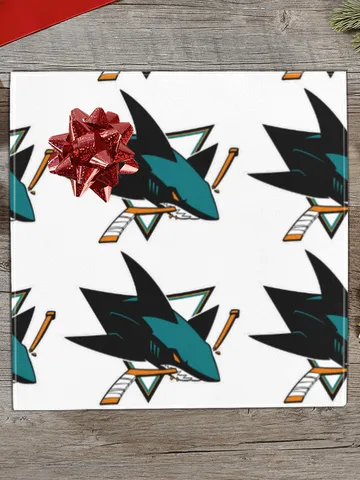 San Jose Sharks Gift Wrapping Paper $24.97