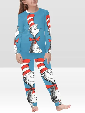 Dr Seuss Kids Girls Pajamas Set, PJ Set pajama loungewear sleepwear $59.97