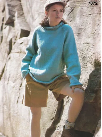 Sweater knitting pattern women ladies classic sweater pullover pattern pdf instant download $6.68