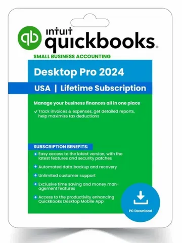 Quickbooks Desktop Pro Edition 2024 For 3 User Lifetime Key
