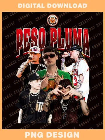 Peso Pluma Singer Bootleg T-shirt PNG, 90s Bootleg Template, Graphic Peso Pluma PNG Files, Custom Bootleg Music Tee, Digital Download