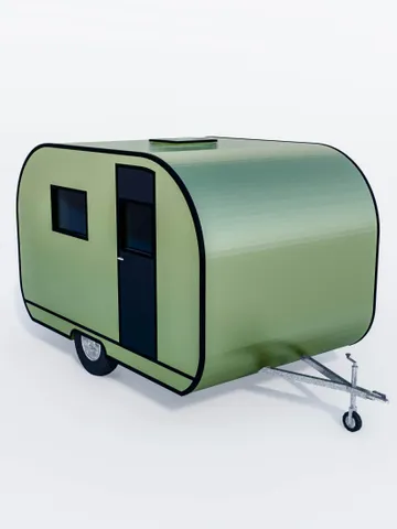 Tiny Travel Trailers plans, Build Car Camper DIY Blueprints with material list $17.21