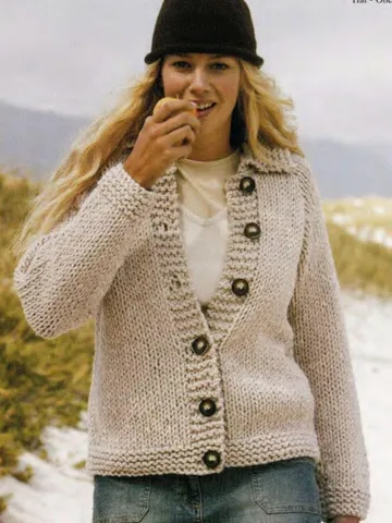 Cardigan knitting pattern, super chunky bulky cardigan, women ladies knitting pattern $6.68