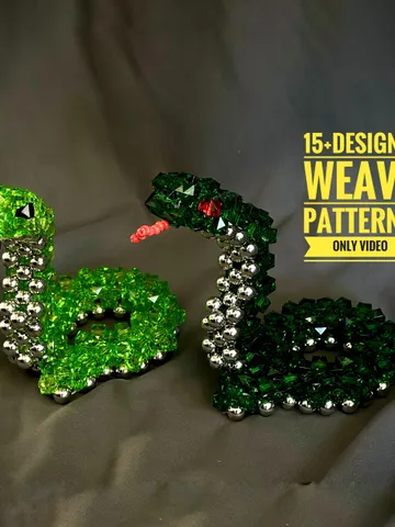 Beaded Weaving Video Tutorials – 15+ Christmas Ornaments, Jewelry & Charms $19.90