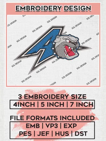 UNC Asheville Bulldogs Logo Machine Embroidery Design, NCAA UNC Asheville Bulldogs Embroidery Design Design files, NCAA Embroidery Designs, NCAA Machine Embroidery Designs, Digital Download