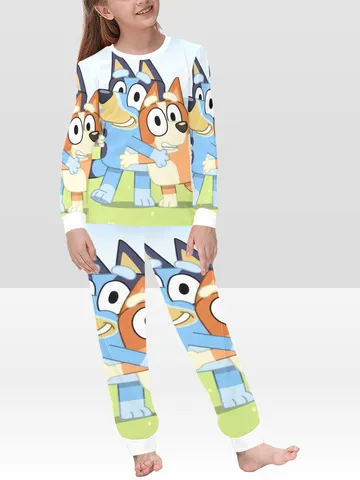 Bluey and Bingo Kids Girls Pajamas Set, PJ Set pajama loungewear sleepwear $72.00