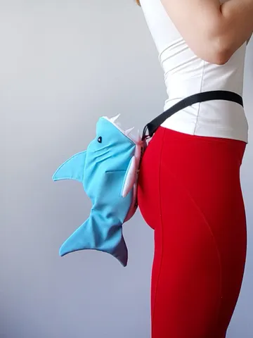 Chalk bag Shark for rock climbing $65.34