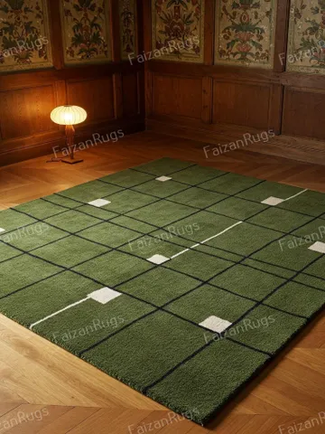 Green area rug,8x10 area rug,Rugs for living room,Handmade,Area rug,home deco,Bedroom rug,Living room rug,Kids rug,Custom rug. $233.00