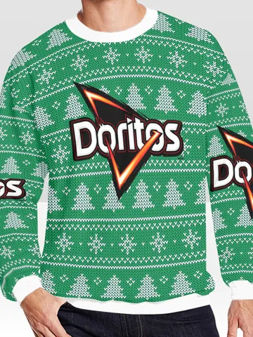 Doritos Ugly Christmas Sweater, Christmas Sweatshirt $60.00