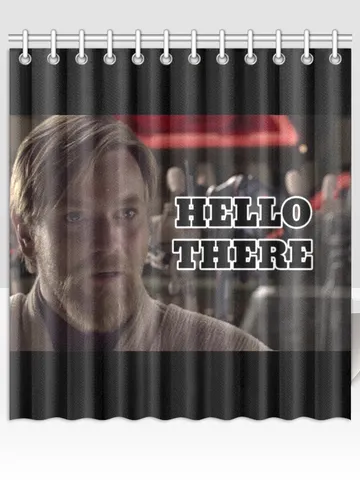Hello There Shower Curtain $48.00