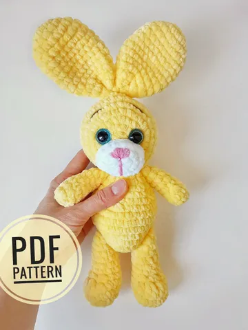Crochet bunny pattern amigurumi olush animal $6.75