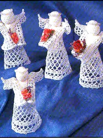 Christmas Angels Vintage Crochet Pattern PDF $2.50