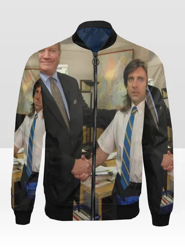 Michael Scott Meme Bomber Jacket $79.97