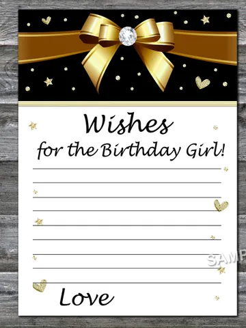 Golden bow How well do you know the birthday girl,Adult Birthday party game-fun games for her-Instant download $1.75