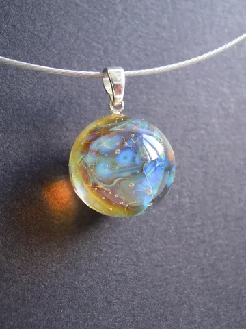 Pendant "Moonlight" made of glass $135.00