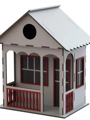 Digital Template Cnc Router Files Cnc Dollhouse Files for Wood Laser Cut Pattern $7.50