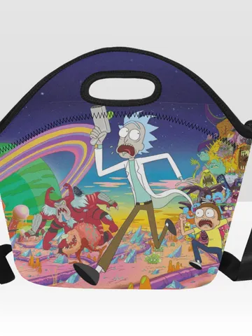 Rick And Morty Neoprene Lunch Bag, Lunch Box $36.00