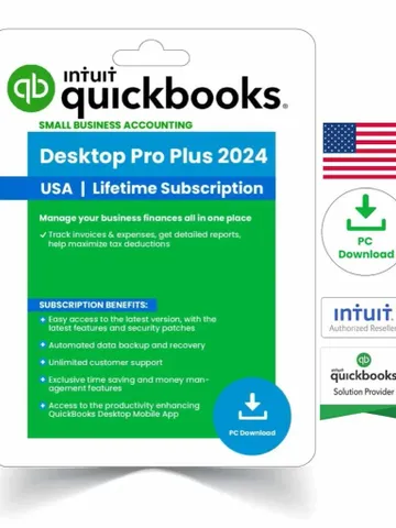 QuickBooks Desktop Pro Plus 2024 Lifetime License