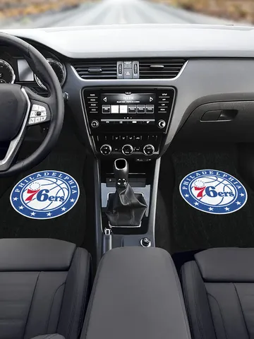 Philadelphia 76ers Front Car Floor Mats Set of 2 $69.97
