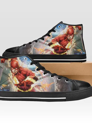Flash Shoes, High-Top Sneakers, Handmade Footwear $59.97