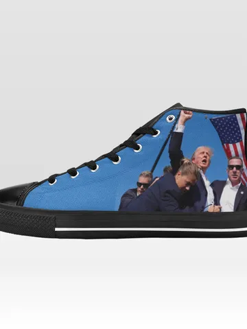 Trump Assasination Shoes, Trump Shot Election $59.97