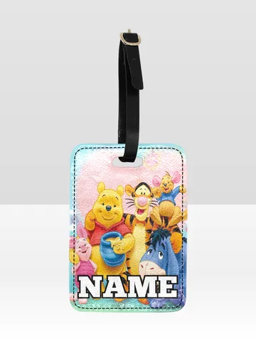Winnie the Pooh Luggage Tag Custom NAME $24.00