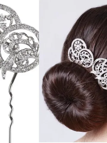 Art deco Hair pin, Vintage Style Wedding Hair Jewelry, Bridal Hair Comb, Art deco Hair Comb, Art Deco Headband, Gatsby Headpiece, Jewellery $111.00