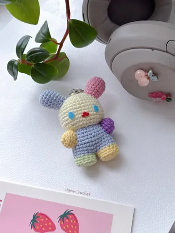 crochet pattern usahana, PDF file, sanrio crochet pattern keychain $6.20