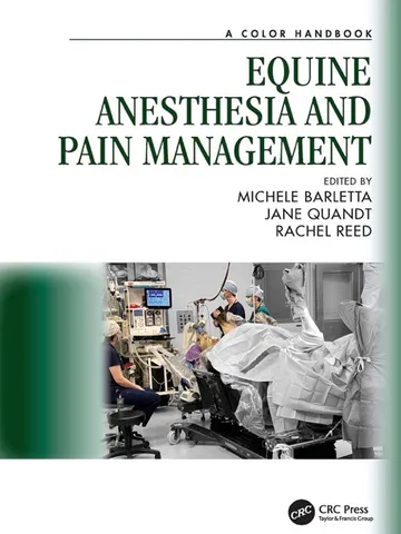 Equine Anesthesia and Pain Management A Color Handbook Digital Download Ebook PDF $3.99