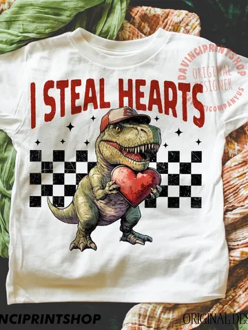 I Steal Hearts PNG, Valentines Day Png, Retro Valentine, Kids Valentine png, Boys Valentine png, Boy Sublimation, Valentines png, hearts png $12.50