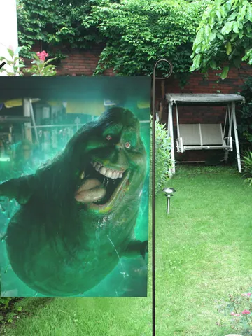 Ghostbusters Slimer Garden Flag $24.97