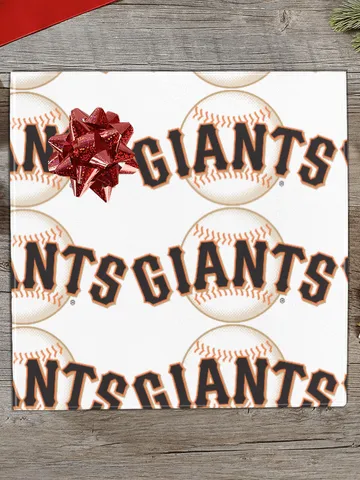 San Francisco Giants Gift Wrapping Paper $24.97