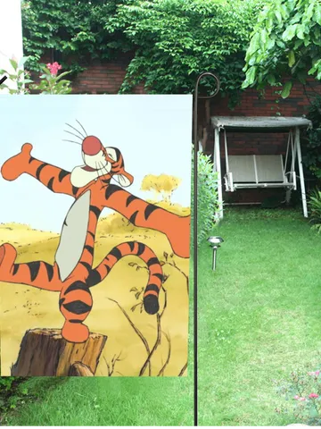 Tigger Garden Flag (Two Sides Printing, without Flagpole) $24.97