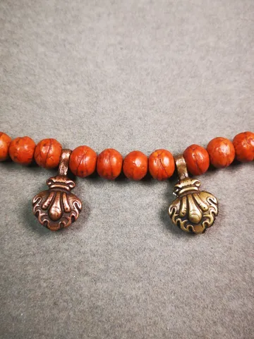 Gandhanra Handmade Buddhist Mala Counter Clip,Bum Counter Clip for Prayer Beads,Mani Jewel/Wish-Fulfilling Cintamani Shape,Mala Accessories $9.99