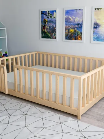 DIY Floor Bed Plan, US Full Size, PDF Guide $14.95